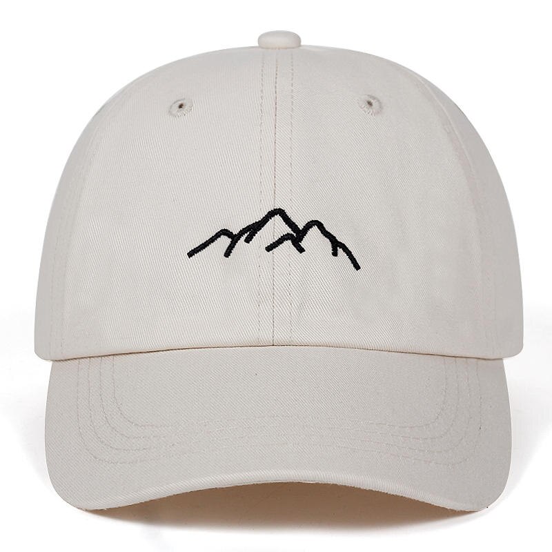 neue Berg palette stickerei Mens Frauen Baseball Caps Einstellbare Hysterese Kappen papa Hüte Knochen Garros: Beige