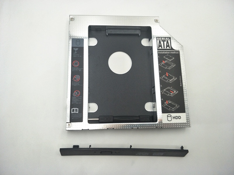 12.7mm SATA HDD SSD Hard Drive Caddy Optical DVD Bay Adapter For Asus K53SV