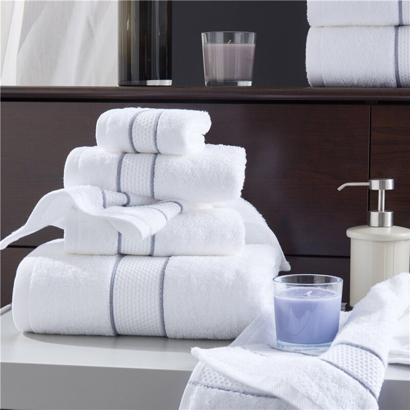 Toalla de Spa cómoda de algodón Star Hotel suministra toallas de baño de toalla de mano de cara tela de Color puro para el hogar nueva
