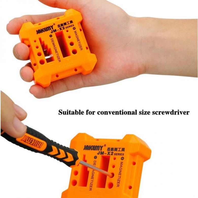 Jakemy magnetizer afmagnetiseringsværktøj porøs position skruetrækker magnetisk afmagnetisering