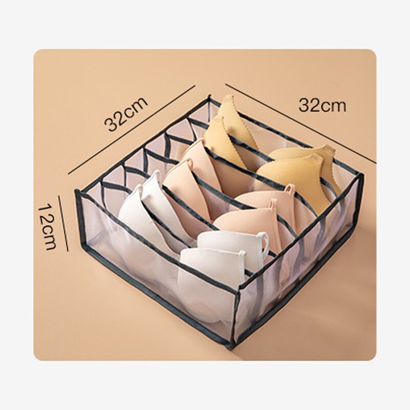 Opbergdozen Hoge Capaciteit Voor Slaapzaal 6/7/11Grids Voor Ondergoed Bh Sokken Panty Bespaar Ruimte kast Organisatoren