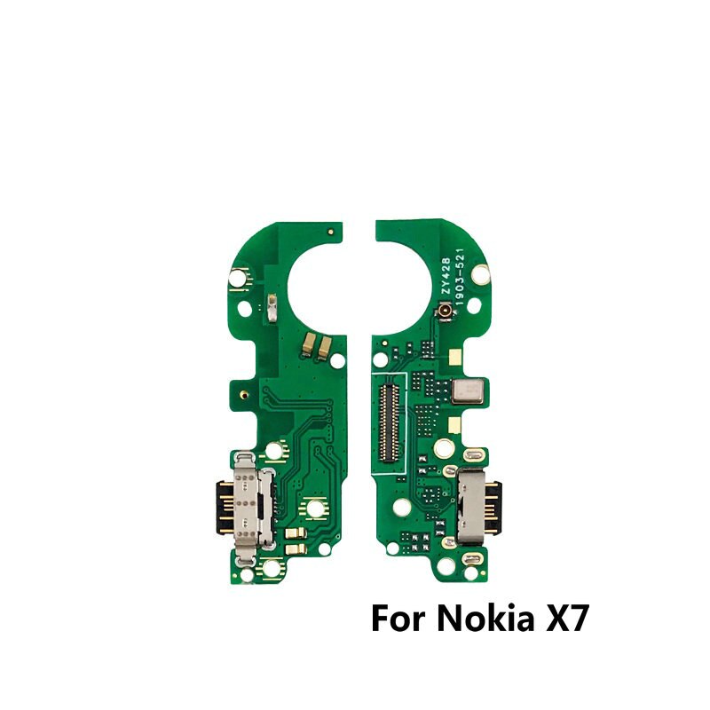 USB Lade-Port Dock Jack Connector Aufladen Bord Flex Mit Mikrofon Für Nokia 3 3,1 2 2,1 5 5,1 6 7 Plus 7 Plus 8 X5 X6 X7: For Nokia X7