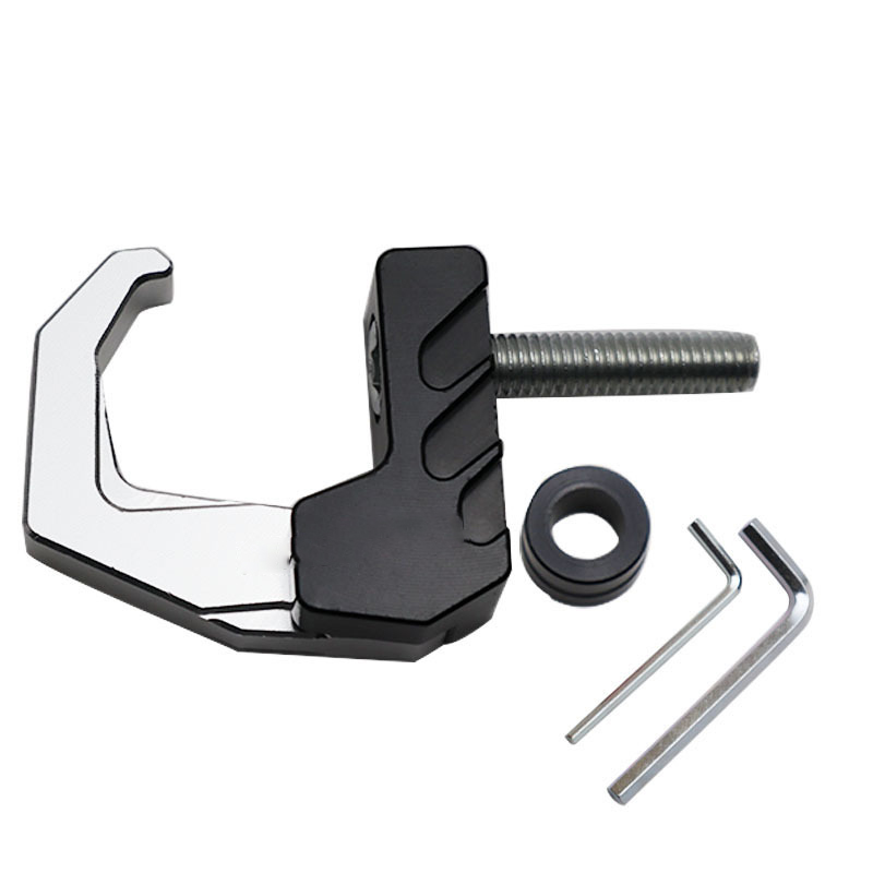 Motorcycle Hook Eagle Claw Hanger Durable Screw Aluminum Motorbike Helmet Bags Gadget Glove Scooter Carry Holder Folding Hook: Champagne