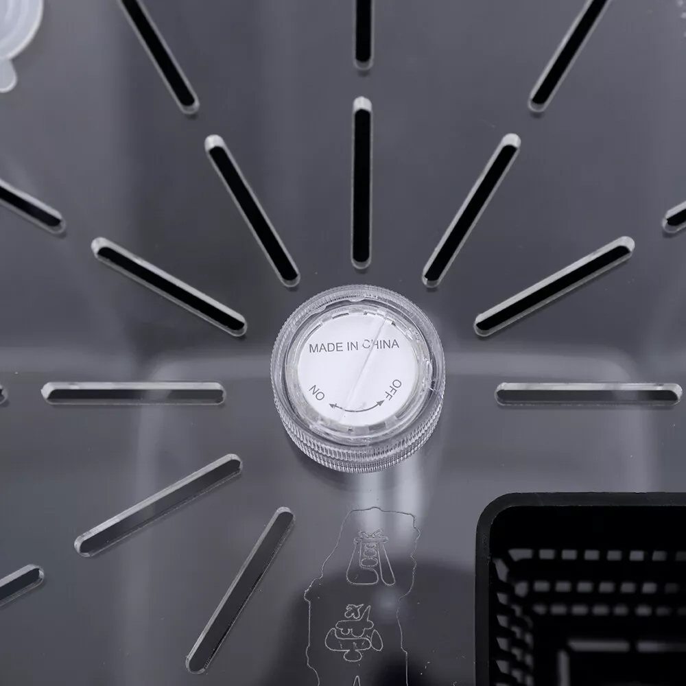 Reptile Led Light Breeding Box Transparent Lizard Kennel Amphibians Anti-Escape Cage Acrylic Insect Spider Scorpion Habitat