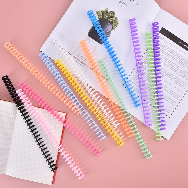 10 szt. 30 otworów kółka pierścień luźno-listkowa papierowa książka Album notatnik Spiral A4 Notebook Binding Clips