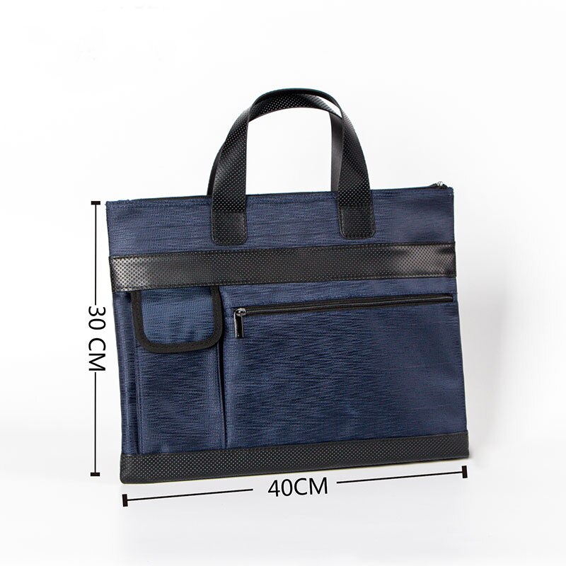 Canvas A4 Office File Bags Are Waterproof High-capacity Multi-storey Storage Handbags