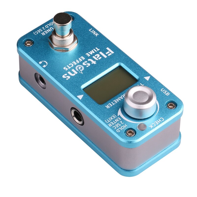 -Flatsons Time Effects Guitar Effect Pedal Echo/Rev/Tuner Effects Metal Shell With True Bypass Guitar Accessories