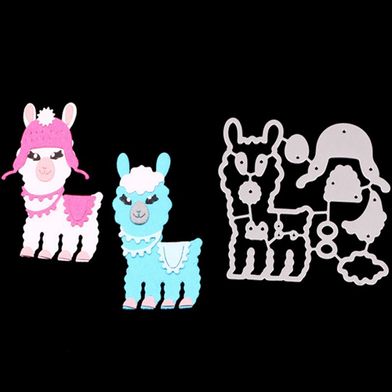 Llama artesanía Metal troqueles preciosas Alpaca plantillas de matrices para álbum de recortes papel tarjeta artesanía grabado troquelado