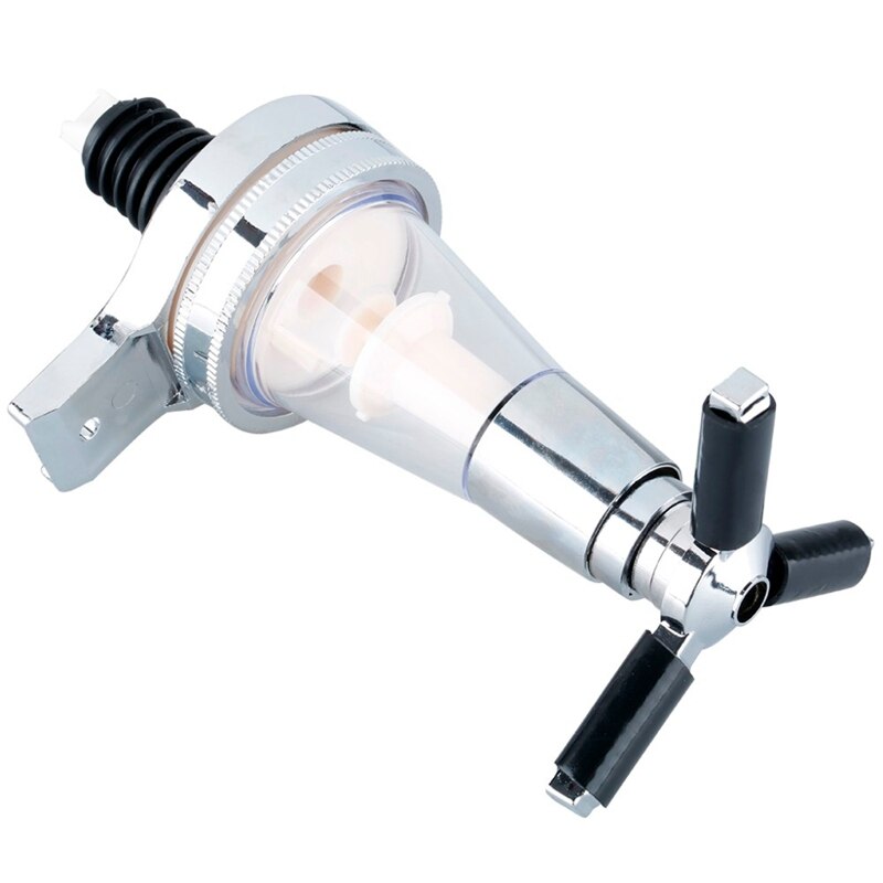 Legering wandmontage standaard 4 flessen drank optiek bar butler sterke drank wijn bier whisky drank dispenser-zilverkleur