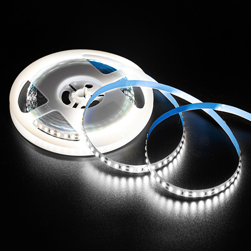 Dc 12v led-stribelys lysende båndlampe 2835 60/120 led'er /m 1m/2m/3m/4m/5m 3000k - 6000k til værelsesindretning køkkenbåndbelysning: Hvid / Blå / 5m