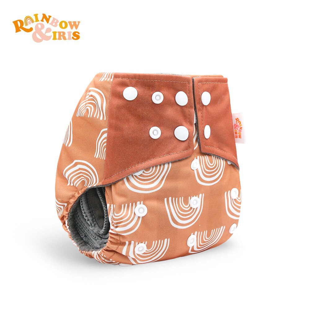 Rainbow&amp;Iris Baby Hand Wash Diapers Baby Diapers Built-in Button Diapers BABY Diaper