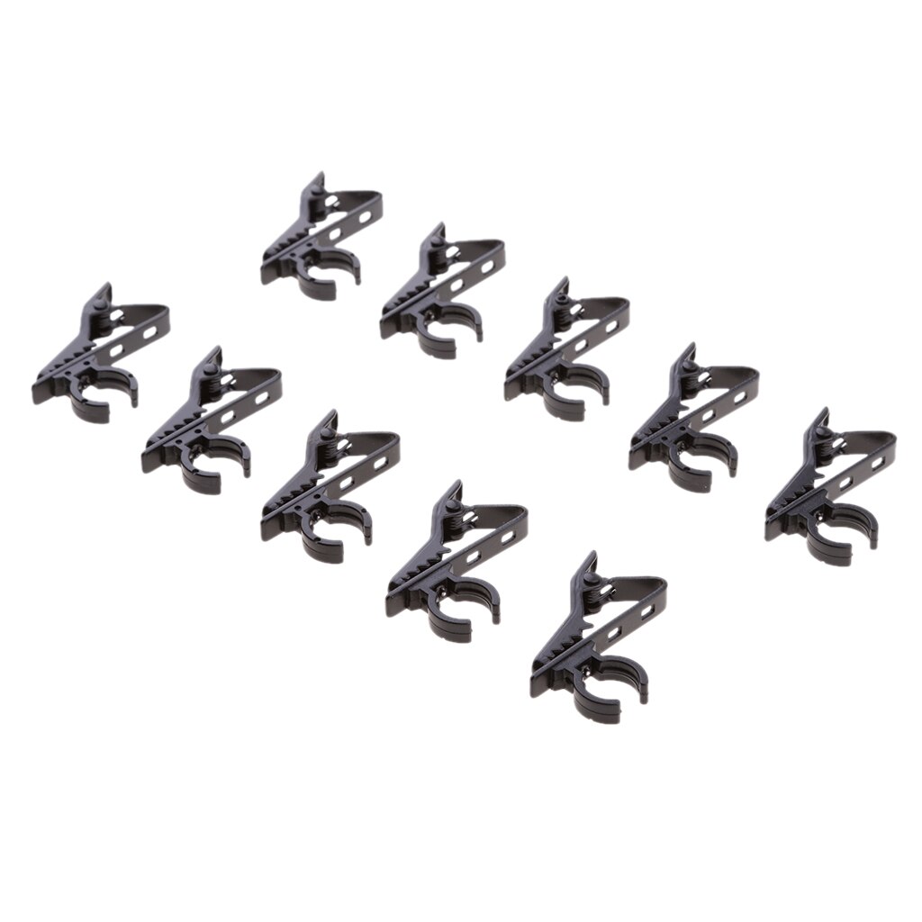 10 Pack Mini Lavalier Microfoon Clip Veilig Houden Shock Veilige Revers Mic Clamp Vervanging Kit 12Mm Diameter
