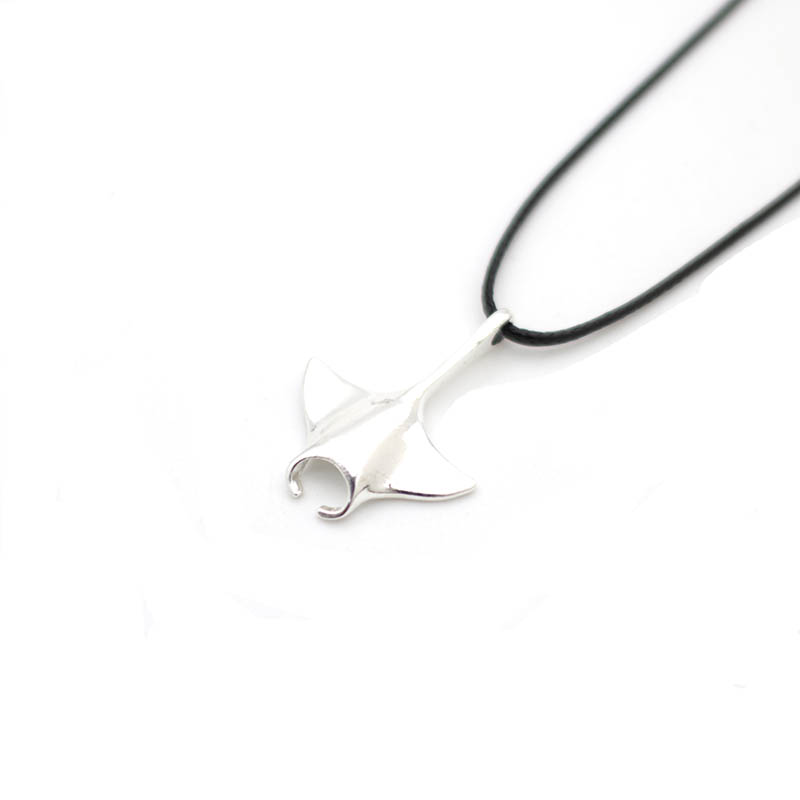 Unieke zeedier Manta ketting voor mannen cadeau voor vriend strand ketting mannelijke accessoires hanger ketting surf ketting