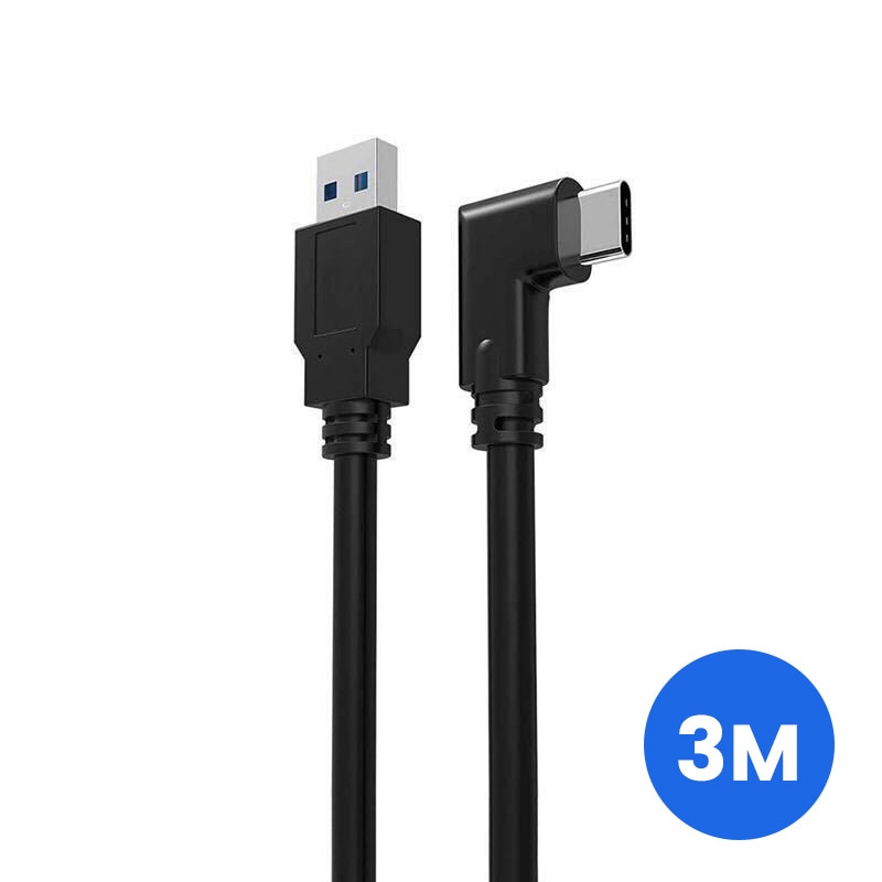 6M/5M Quest 2 Data Line Oplaadkabel Voor Oculus Quest 1/2 Link Vr Data Transfer Kabel USB-A Type-C Vr Headset Accessoires: 3M A TO C