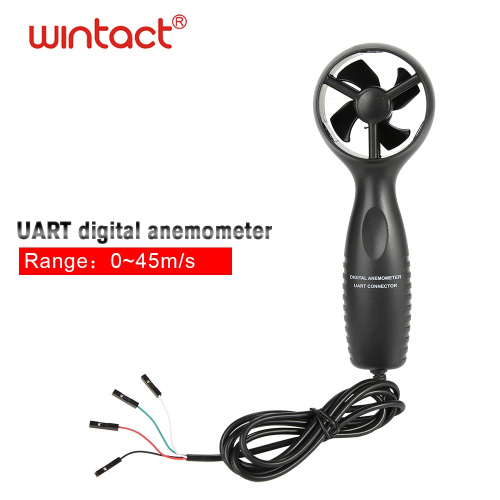 Rxd Txd Gnd Uart Windsnelheid Sensor Met Wind Temperatuur Meten