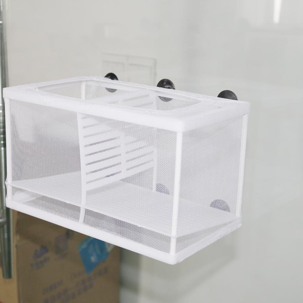Aquarium Water Isolatie Netwerk Hangende Vis Fokken Fokken Isolatie Box Aquarium Aquarium Accessoire Twee Grootte Optioneel 1Pc