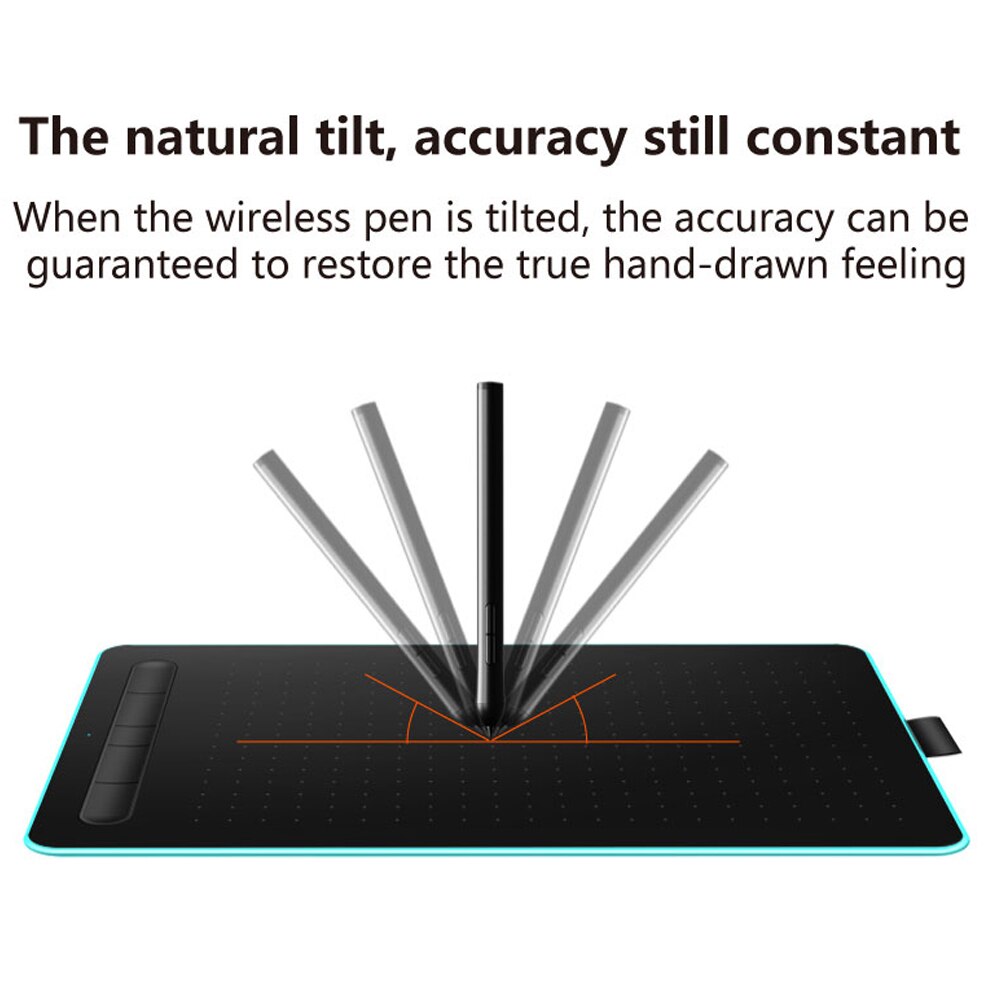 VSON WP9620N Graphics Tablet Drawing Tablet with 8192 Levels Pressure Sensitivity 5080LPI Resolution 230PPS Read Speed