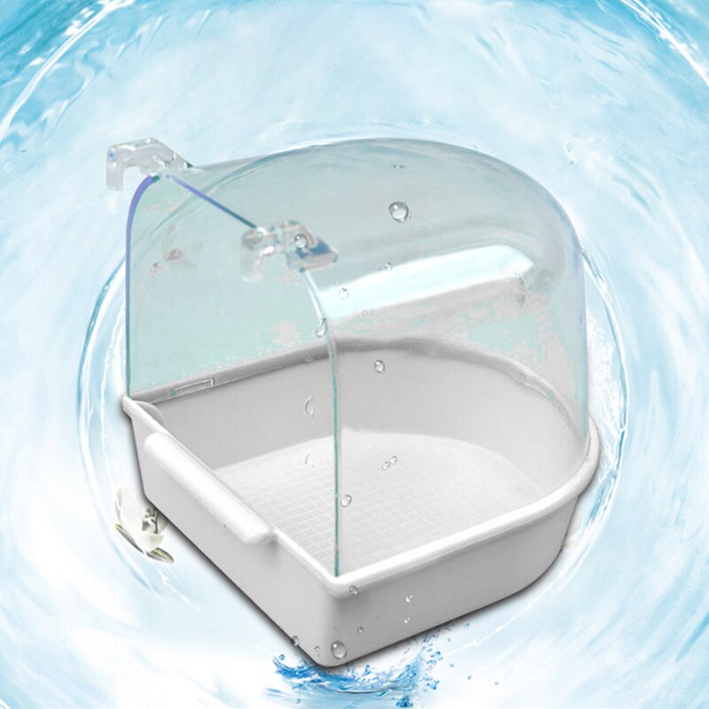 Vogel Bad Kooi Vogel Bad Douche Staande Bin Wassen Ruimte Papegaai Vogel Plastic Bad Papegaai Baden Levert