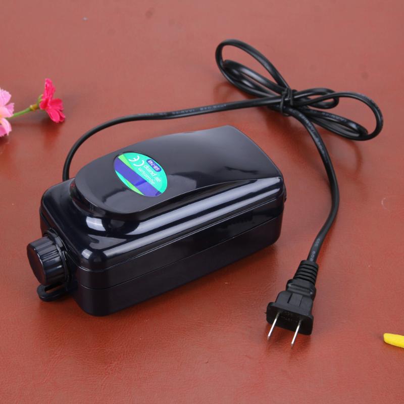 Verstelbare pomp air compressor aquarium fish accessoires Super Aquarium Luchtpomp Aquarium Toenemende Zuurstof Pomp Ultra-Stille