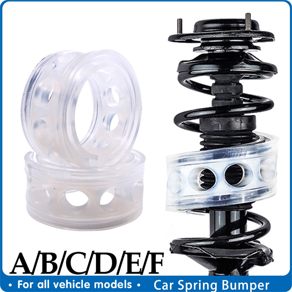 Car Shock Absorber Spring Bumper Power Auto-buffers Springs Bumpers A/B/C/D/E/F Type Cushion Urethane For Auto goods Buffer 2pcs