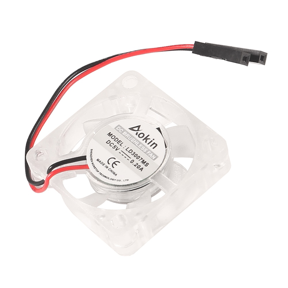 4Pcs Raspberry Pi Koelventilator Borstelloze 30X30X7Mm 3007 Fan Cpu 3.3V 5V koelventilator Voor Raspberry Pi 4 Model B, 3 B +, Pi 3