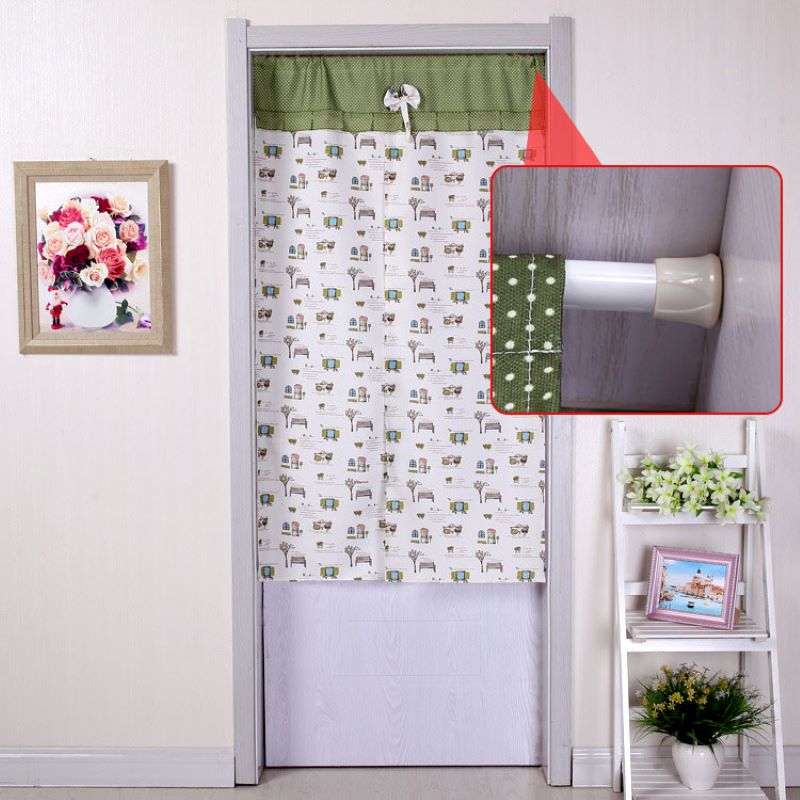 Adjustable Curtain Rod Metal Spring Loaded Bathroom Bar Shower Extendable Telescopic Poles Rail Hanger Rods B99