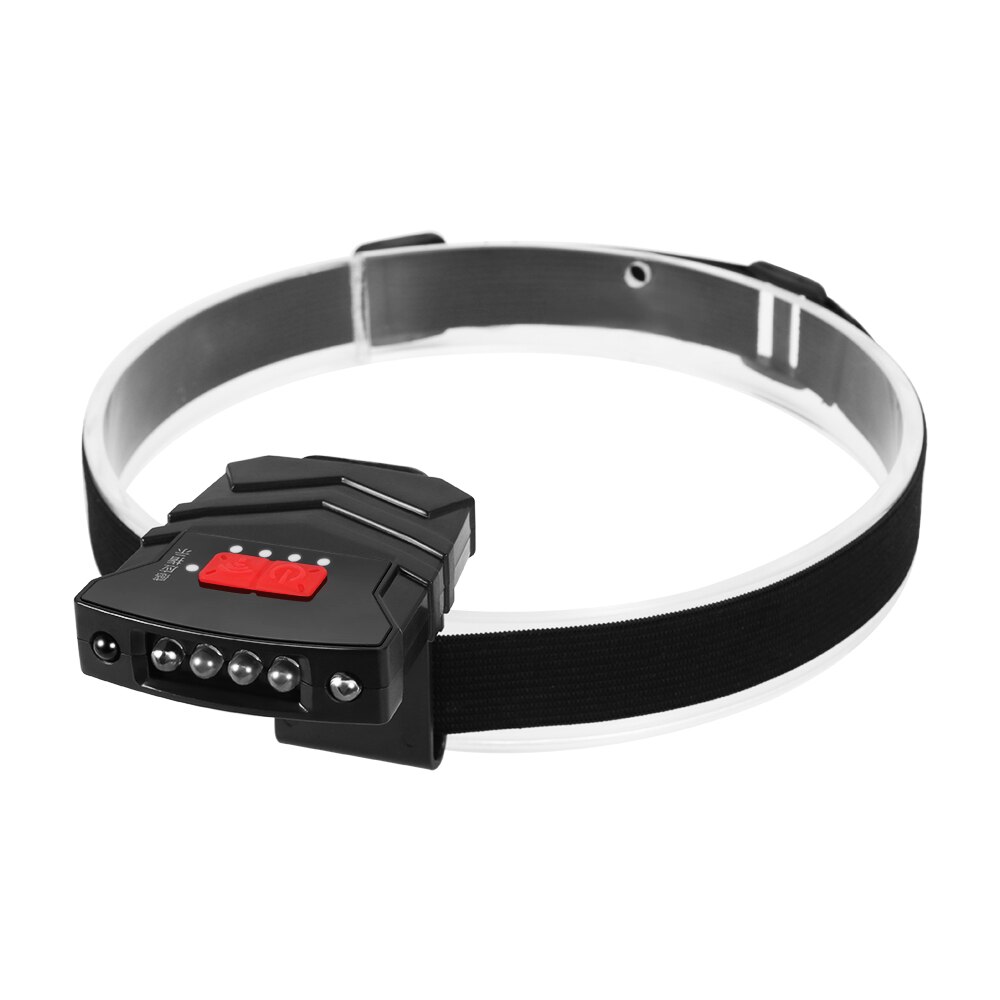 Linterna frontal con Sensor LED, portátil, recargable por USB, Luz suave con detección de ondas, lámpara con tapa de Clip superbrillante, para pesca nocturna al aire libre