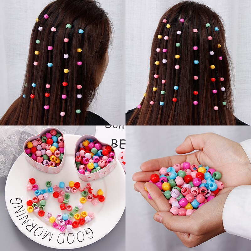 40 stücke Mini Haar Klaue Clips Für Frauen Mädchen Nette Candy Farben Kunststoff Haarnadeln Haar Zöpfe Maker Perlen Headwear Haar zubehör