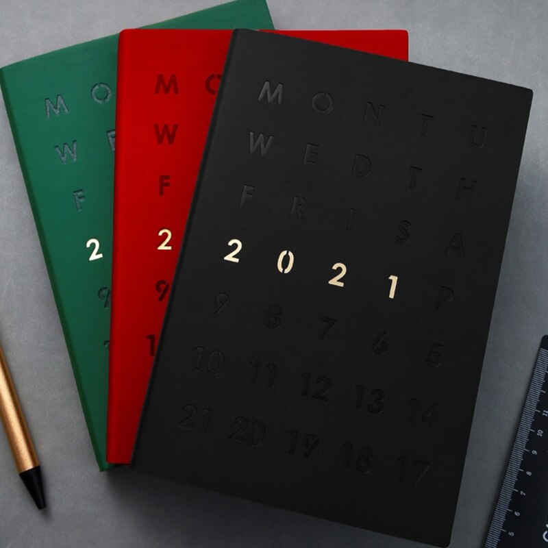 Planner Organizer A5 Agenda Journal Notebook Business Diary Notepad Gel Pen