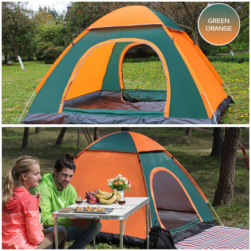 Automatic Outdoor Camping Tent Multiple Models Easy Open Family Camp Tents Ultralight Instant Shade Tourist Tents 2-3 Person