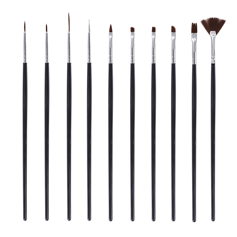 Pinceau à ongles 3 pièces/ensemble, stylo de peinture pour Nail Art, brosse pour Gel UV, Salon de beauté, à usage domestique: HK3563