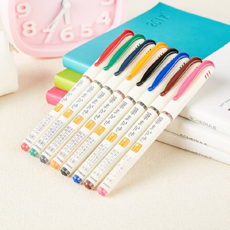 Japan Pilot SVFM-20EF farbe wissenschaft weichen pinsel Hand-gemalt kalligraphie schönheit stift 10 stücke Profi los