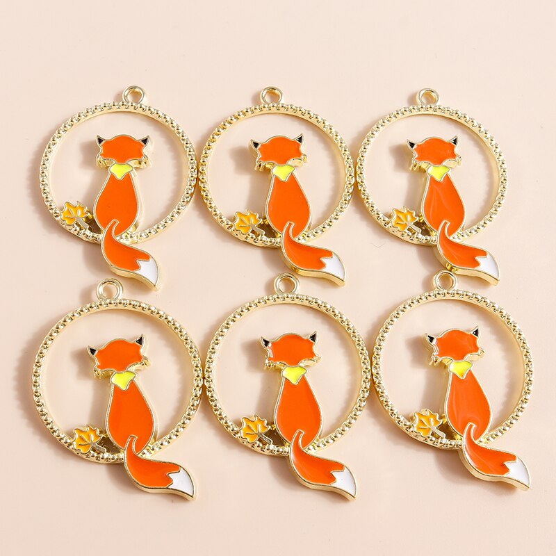 Pendentifs en forme de pingouin pour la fabrication de bijoux, 10 pièces, 21x22mm, en émail, animaux mignons, accessoires pour colliers et boucles d&#39;oreilles: Style 679