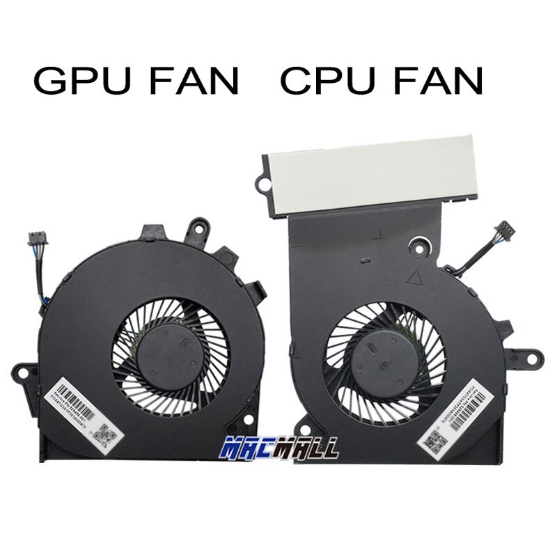 para HP 15-CE 17-Un TPN-Q194 929455 929456-001 NFB74A05H-001 NS75B00-16M02 NS85B00-16M03 NFB76A05H-001 CPU GPUCooling Fan