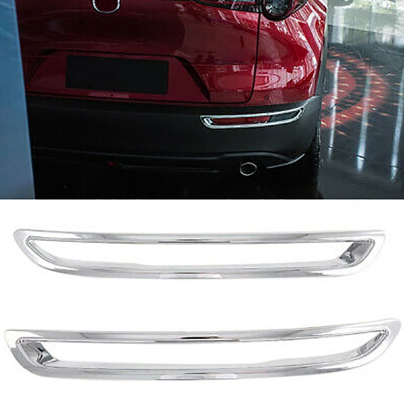 Auto Hinten Nebel Licht Abdeckung trimmen Aufkleber Hinten Stoßstange Dekoration Lampe für Mazda CX30 CX-30: Ursprünglich Titel
