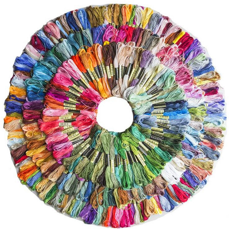 DIY DMCdmc Cross Stitch Cotton Embroidery Thread Colorful Anchor Similar Floss Sewing Skeins Craft Hogard Embroidery Threads