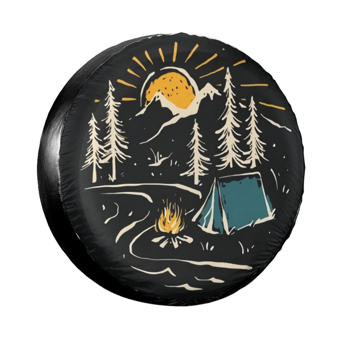 Cozipink Universal Caravan Spare Tire Cover Heavy Duty Wheel Protector