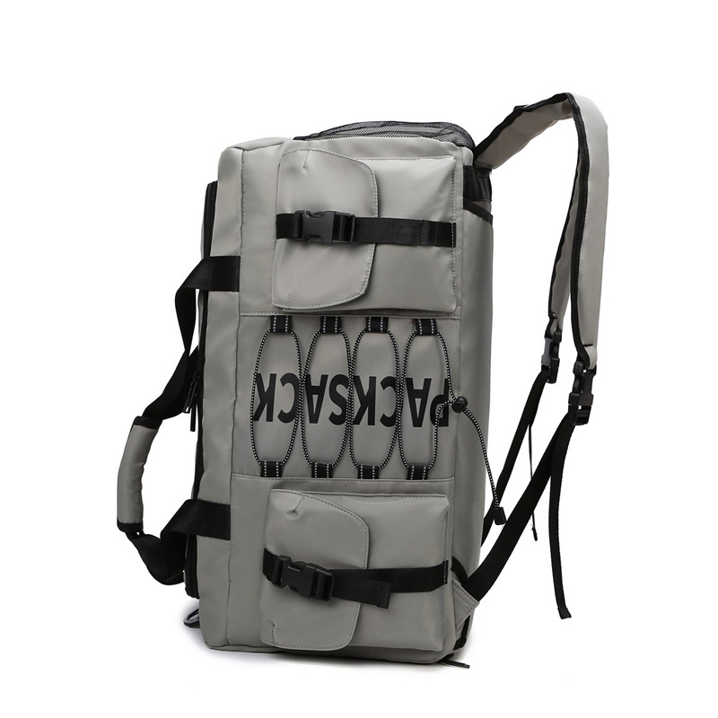 Large Capacity Travel Duffle Bag Gym Sports Fitness Outdoors Fitness Yoga Tote Luggage Handbag Boston Weekend Shoulder Bag: light yellow