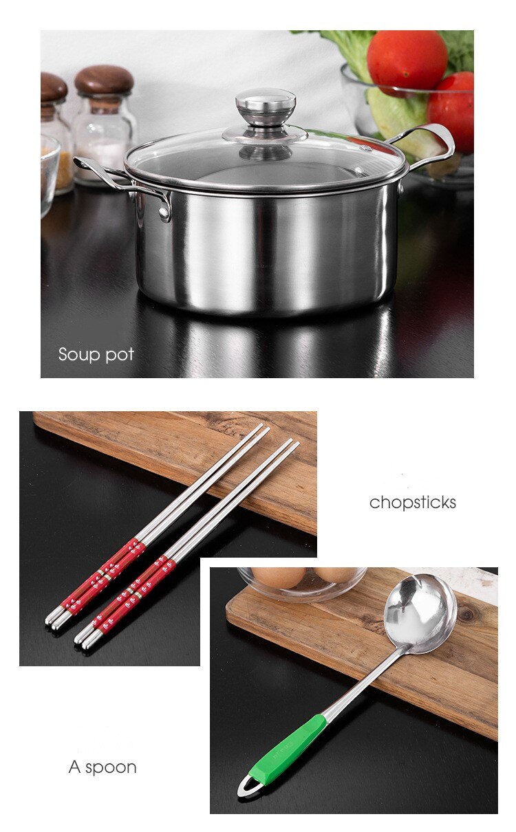 6PCS steamer pans set stainless steel cookware set pot for cooking pots set panela sarten eat ollas cozinha panelas kitchen pot