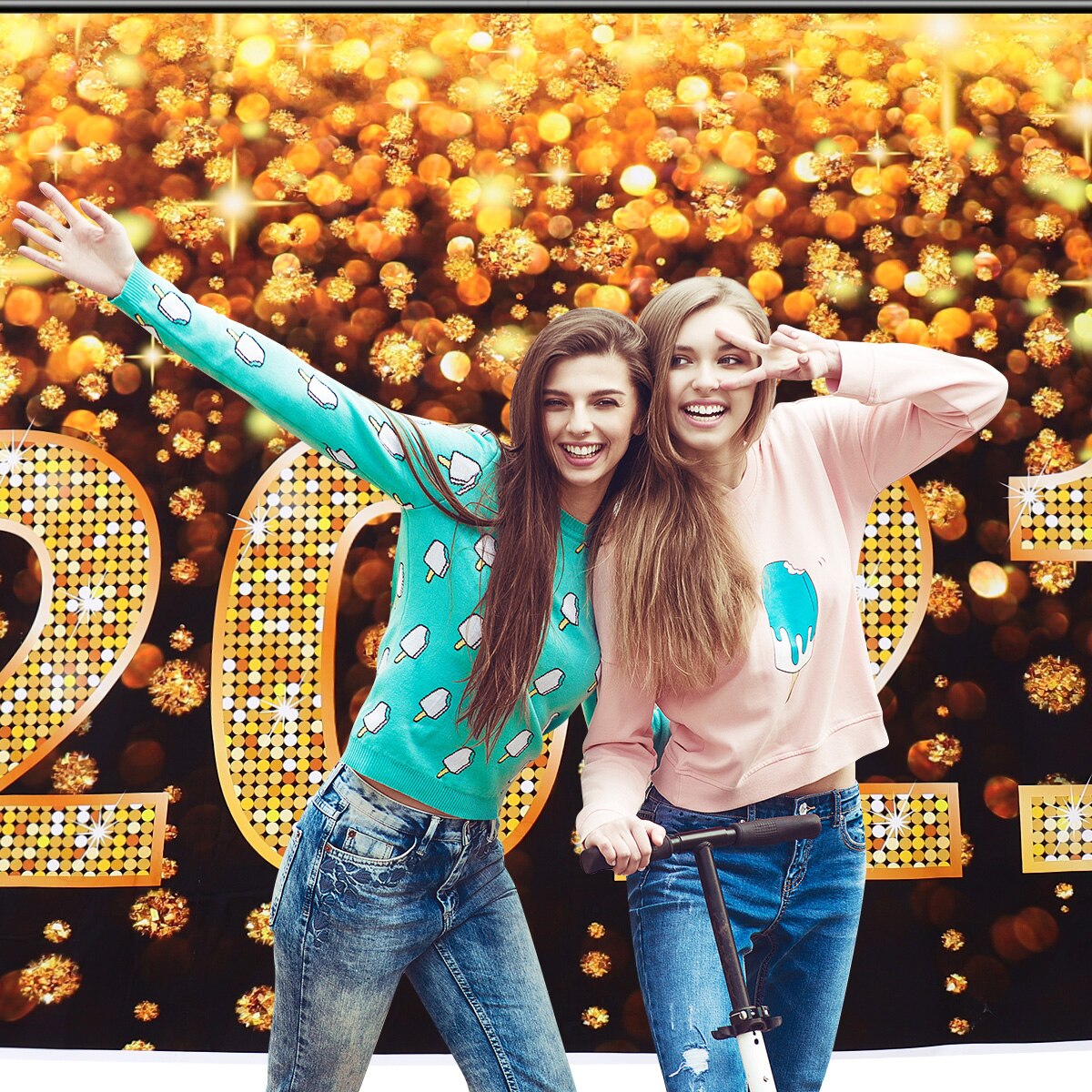 1pc Photo Photo Background Cloth Year Backdrop Studio Prop Hanging Photography Cloth Background Photography Party Props