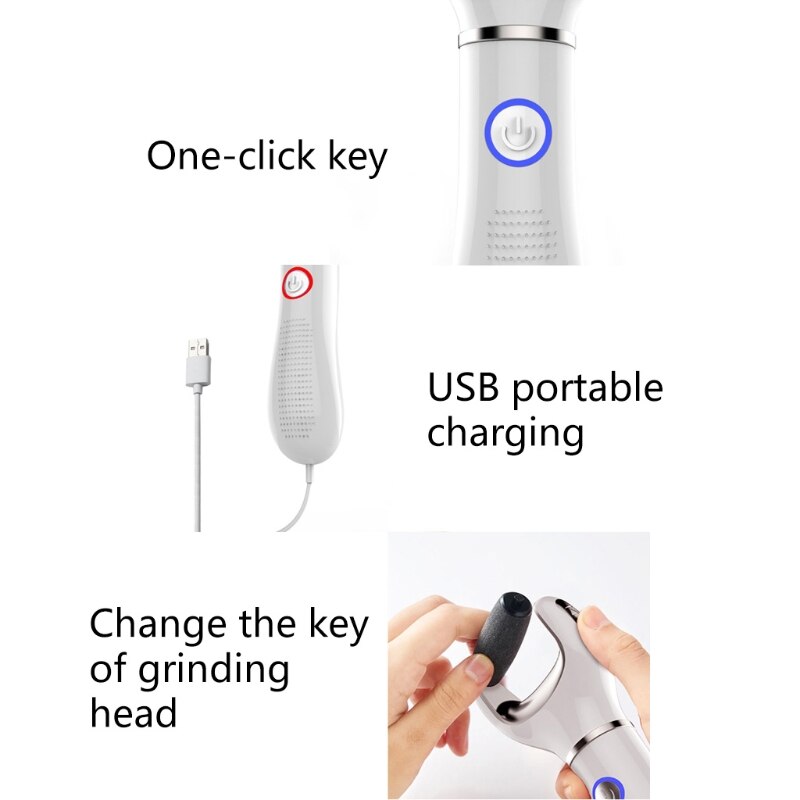 Multifunctional electric foot grinder foot grinder exfoliating dead skin callus M6CB
