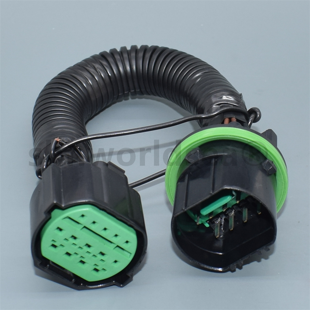 Shhworldsea 14 Stift GL301-14021 Auto Scheinwerfer Stecker Adapter Auto Lampe Licht Stecker Verlängerung Kabelbaum Für KIA K2 K3 K5
