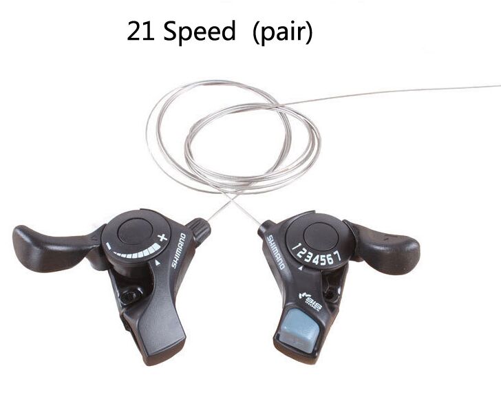 SHIMANO SL TX30 Fahrrad Schaltwerk Bremshebel Schalter 18s 21s Geschwindigkeit Abzug Schalthebel Schicht 3s x 6s & 3s x 7s Kabel MTB Fahrrad Teile: 21s (einstellen)