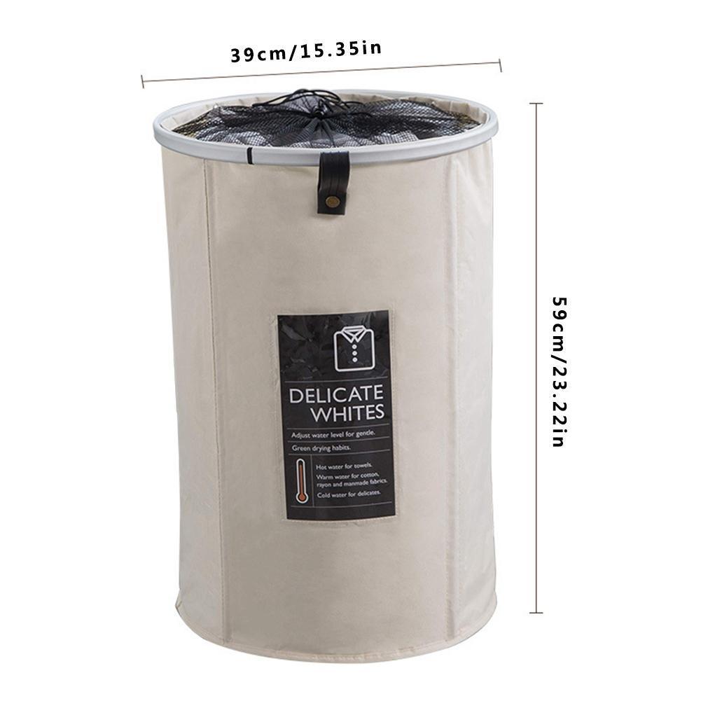Rullende hjørne vasketøjskurv holdbar vasketøjssorterer hindre tøjopbevaringskurv skraldespand: D (39 x 39 x 59cm)