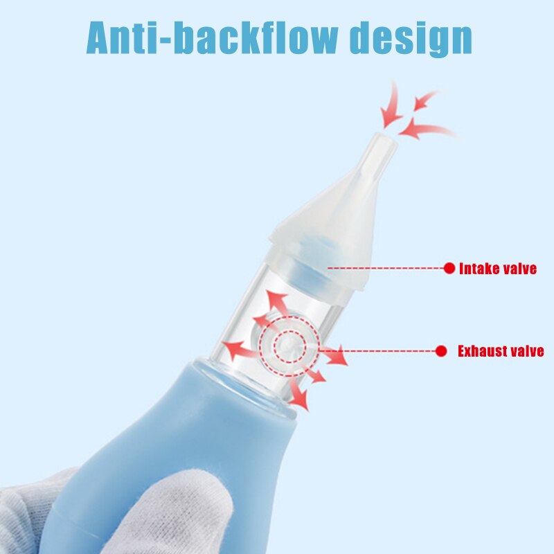 Baby Nasal Aspirator Silicone Bulb Aspirator Snot Sucker Mucus Sucker BM88