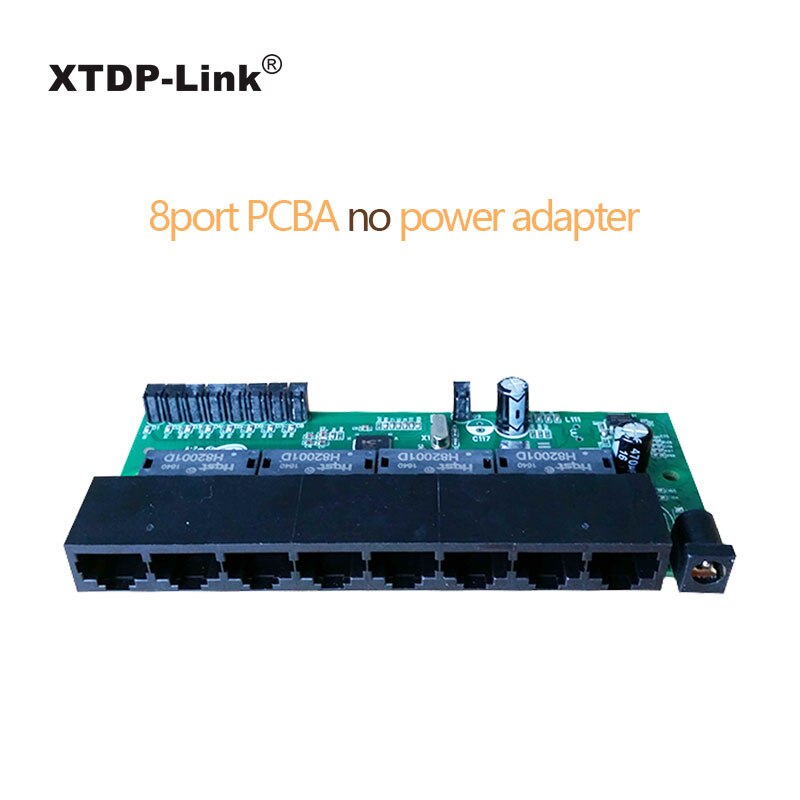 8 porte 10/100Mbps Rete Fast Ethernet Switch Hub Società di Supporto Del Computer Tablet PC Della Macchina Fotografica LED Screen Share dati: Only PCBA