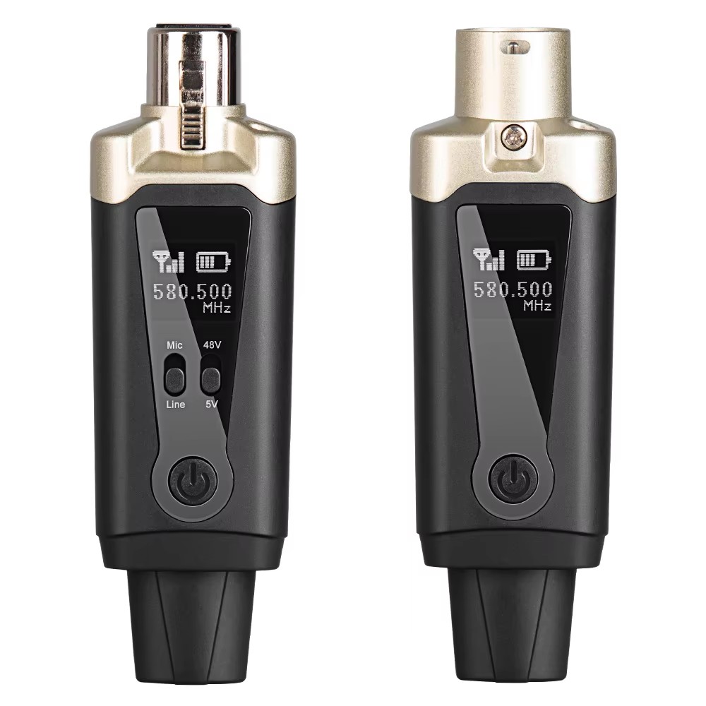 Drahtloses Mikrofonsystem UHF Wireless XLR Sender und Empfänger für dynamisches Mikrofon, Audiomixer, PA-System: Default Title