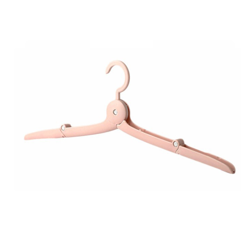 Cintre de voyage pliable, cintres portables d'extérieur, support multifonctionnel, gain de place, antidérapant, rangement facile: Gris clair