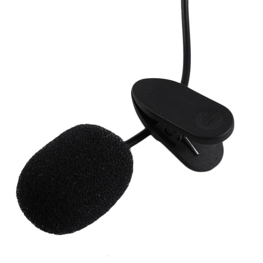 neueste Tragbare Externe 3,5mm Hände-freies Mini verdrahtet Clip-auf Revers Lavalier-mikrofon Für PC Laptop 3,5mm Externe