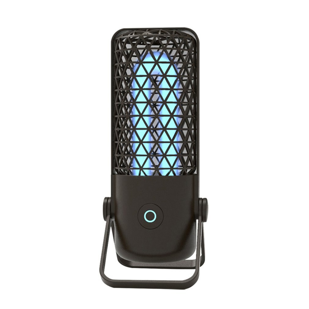 Xiaomi USB Home UV Disinfection Lamp Ultraviolet + Ozone Germicidal Lamp Portable Rechargeable Deodorant Household Disinfection: Black
